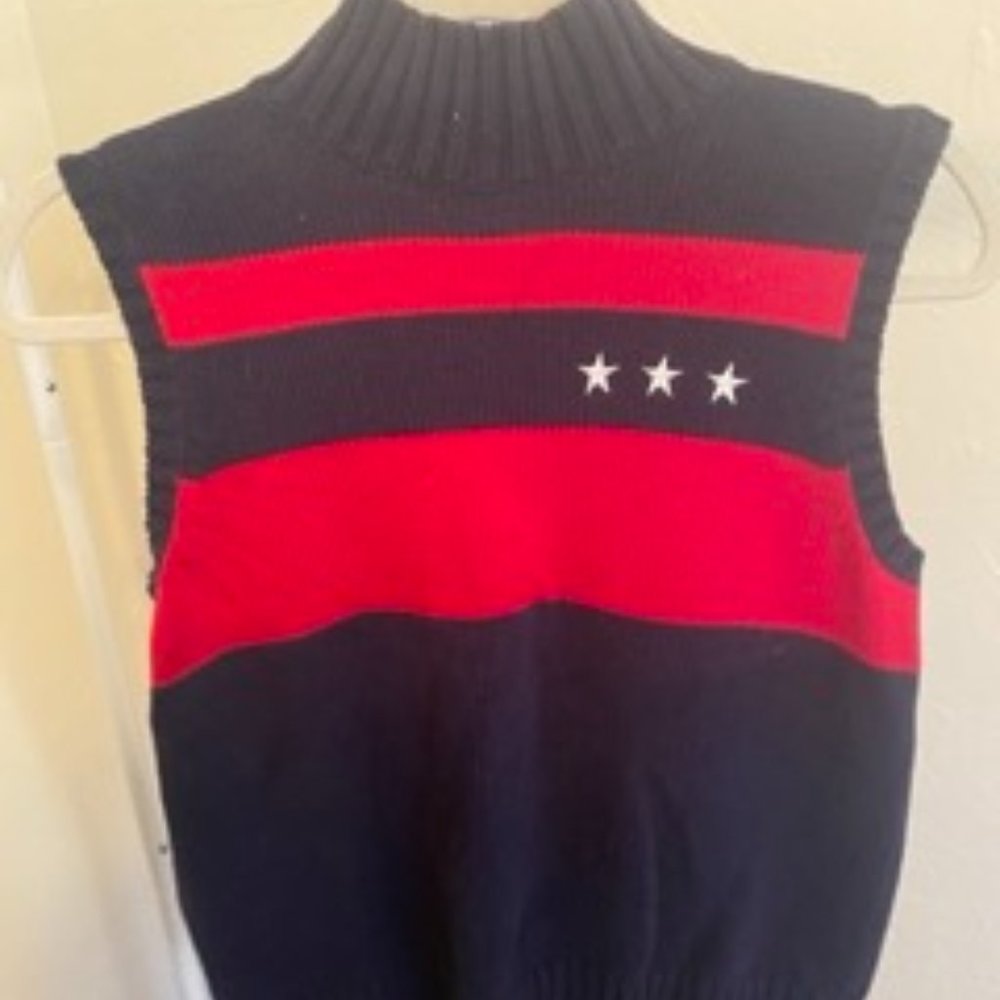 Norton Navy Sweater Vest Size LP